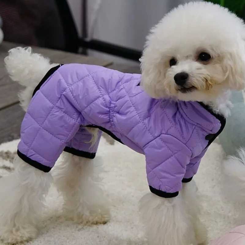 Зимняя одежда для собак супер теплая куртка толстое хлопковое пальто