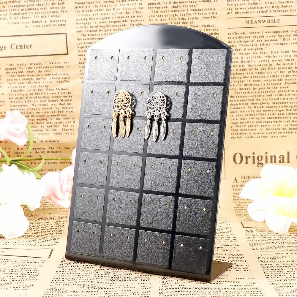 1PC Earrings Stands Display Shelf Rack Organizer Earring Screen Holds Fashion Jewelry Holder for Necklaces Accessories | Украшения и
