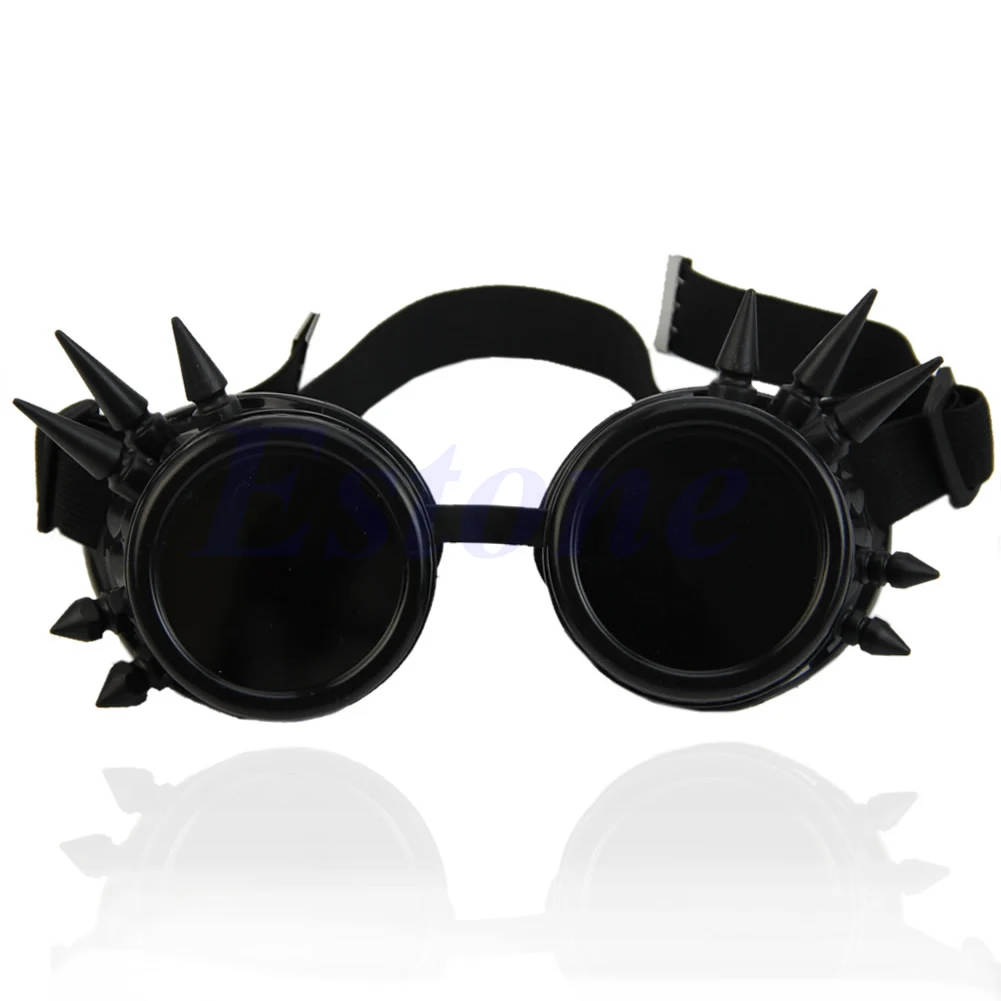 

Victorian Gothic Cosplay Rivet Steampunk Goggles Welding Punk Glasses 2021 New Fashion Arrival Men Women