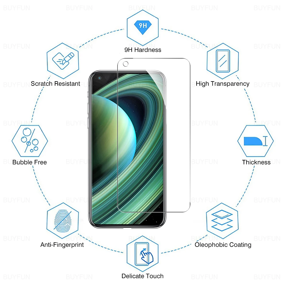 3 pcs protective glass for xiaomi mi 10t tempered film on redmi note 10 pro max 10s mi10 t lite 5g mi10t 10tpro screen protector free global shipping