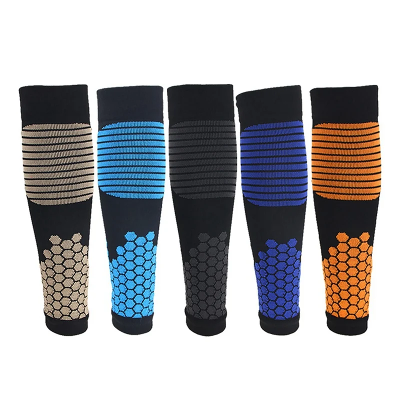 

2Pcs Lengthen Compression Leg Warmers Basketball Football Cycling Socks Knee Calf Knitted Sleeves Leg Warmers Unisex New/Arrival