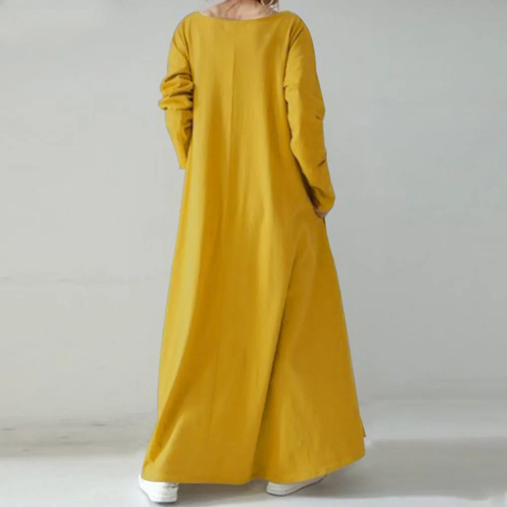 

Milimalest Long Dress Women Long Sleeve Autumn Winter 2021 Korean Style Fashion Pullover Solid Casual Dresses 2021 Black Camel