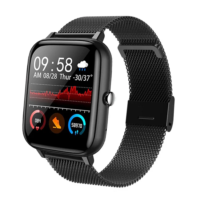 

2021 Smart Watch Men Women Full Touch Blood Pressure Monitor Fitness Tracker Sport Smartwatch Watch for Android IOS Smart Clock