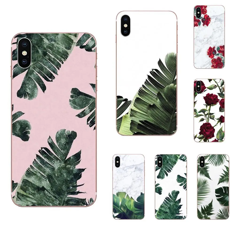 Белый мрамор и цветы для Xiao mi 3 4 4C 4i 5 5s 5X6 6X8 SE Pro Lite A1 Max x 2 Note TPU мобильный корпус |