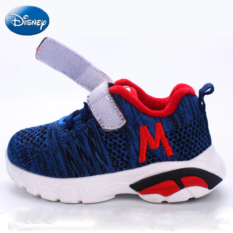 Дисней детская хлопковая обувь осень зима Микки Минни спортивная 2019 новая теплая