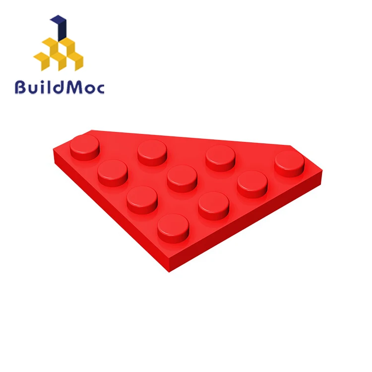 

BuildMOC Assembles Particles 30503 Wedge, Plate 4x4 Cut Corner For Building Blocks Parts DIY Educati