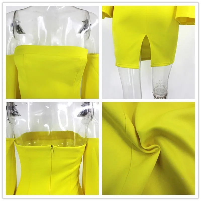 Женское платье с вырезом лодочкой Fuedage белое однотонное облегающее