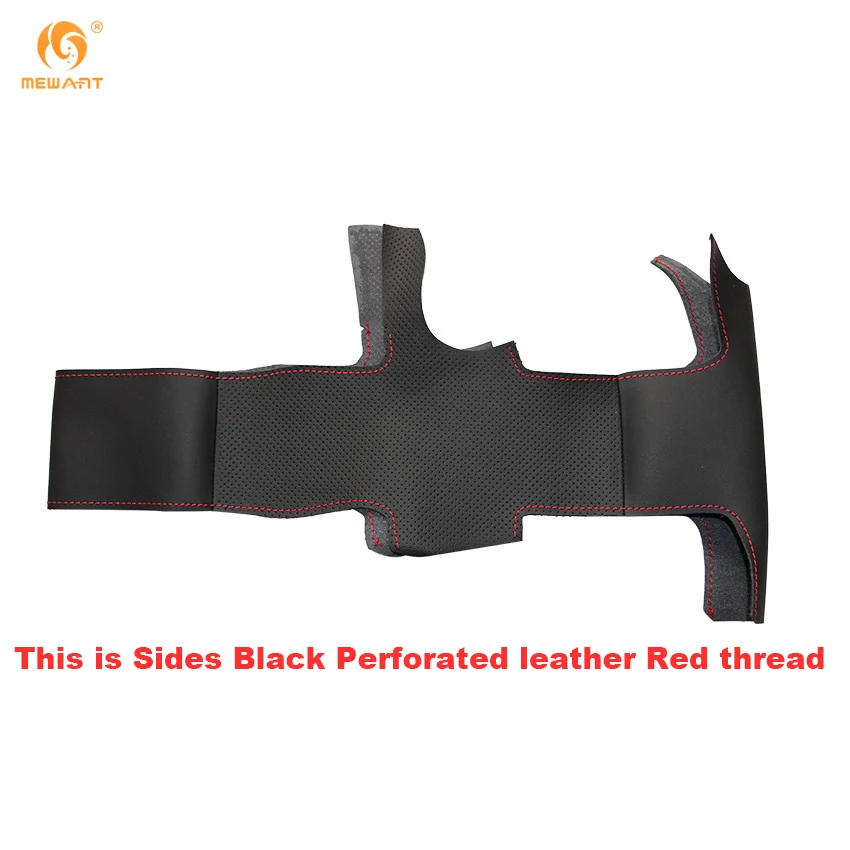 MEWANT черный чехол рулевого колеса автомобиля из искусственной кожи для Nissan March Sunny