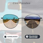 CoolPandas новые винтажные солнцезащитные очки кошачий глаз женские поляризационные фотохромные солнцезащитные очки красочные очки для женщин UV400 Солнцезащитные очки