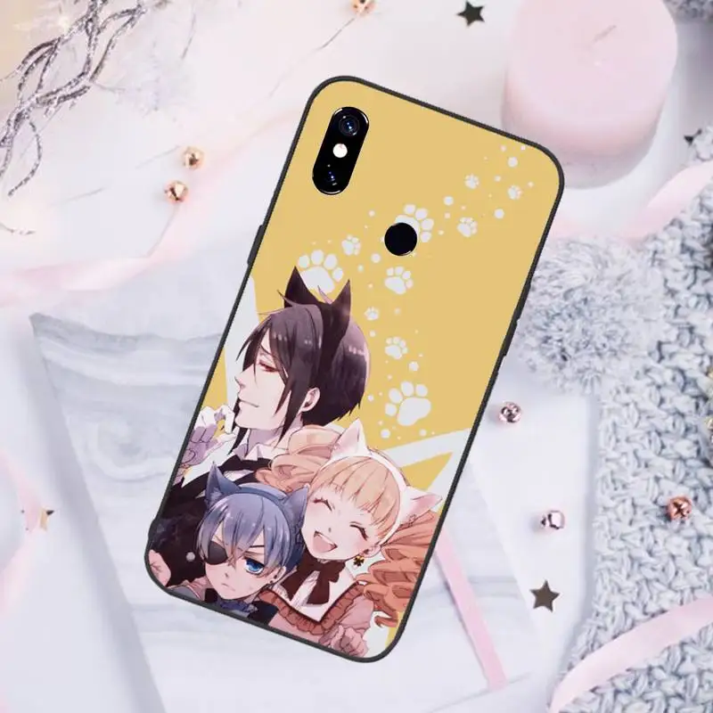 

Black Butler Anime Phone Case For Xiaomi Redmi 4x 5 plus 6A 7 7A 8 mi8 8lite 9 note 4 5 7 8 pro