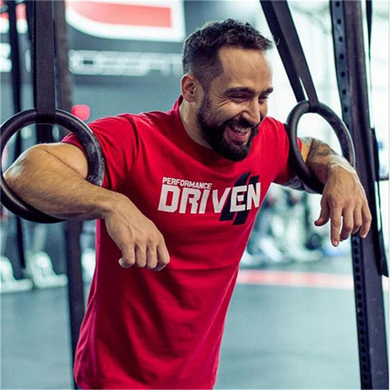 

Men brand t shirt Summer Fitness Bodybuilding T-shirts Fashion Casual workout cotton Short sleeve Army Green Tee Tops clothing