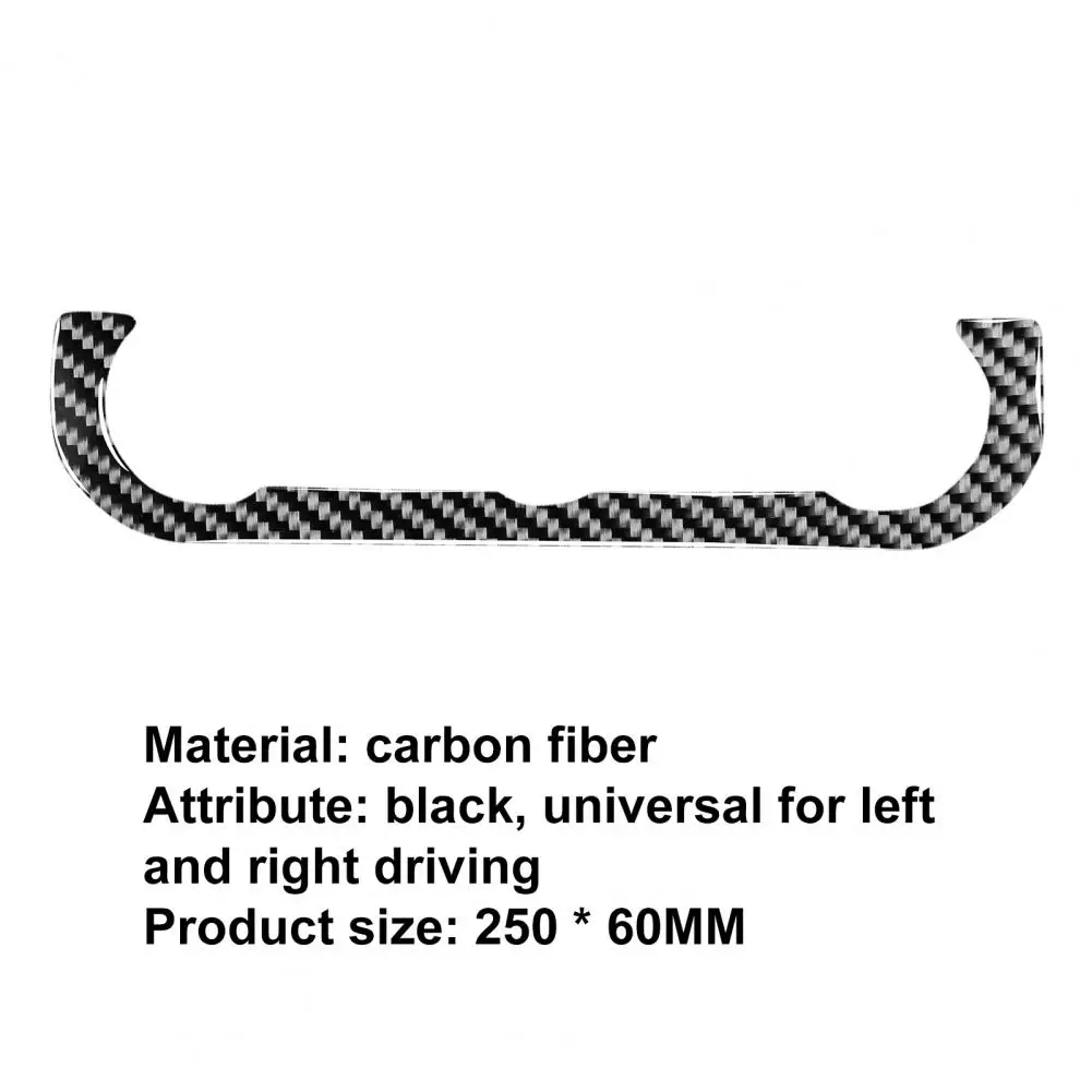 

Time Clock Trim Reliable Self-adhesive Carbon Fiber Black Time Clock Decal for Land Rover Discovery 4 2010-16 Interior Moulding