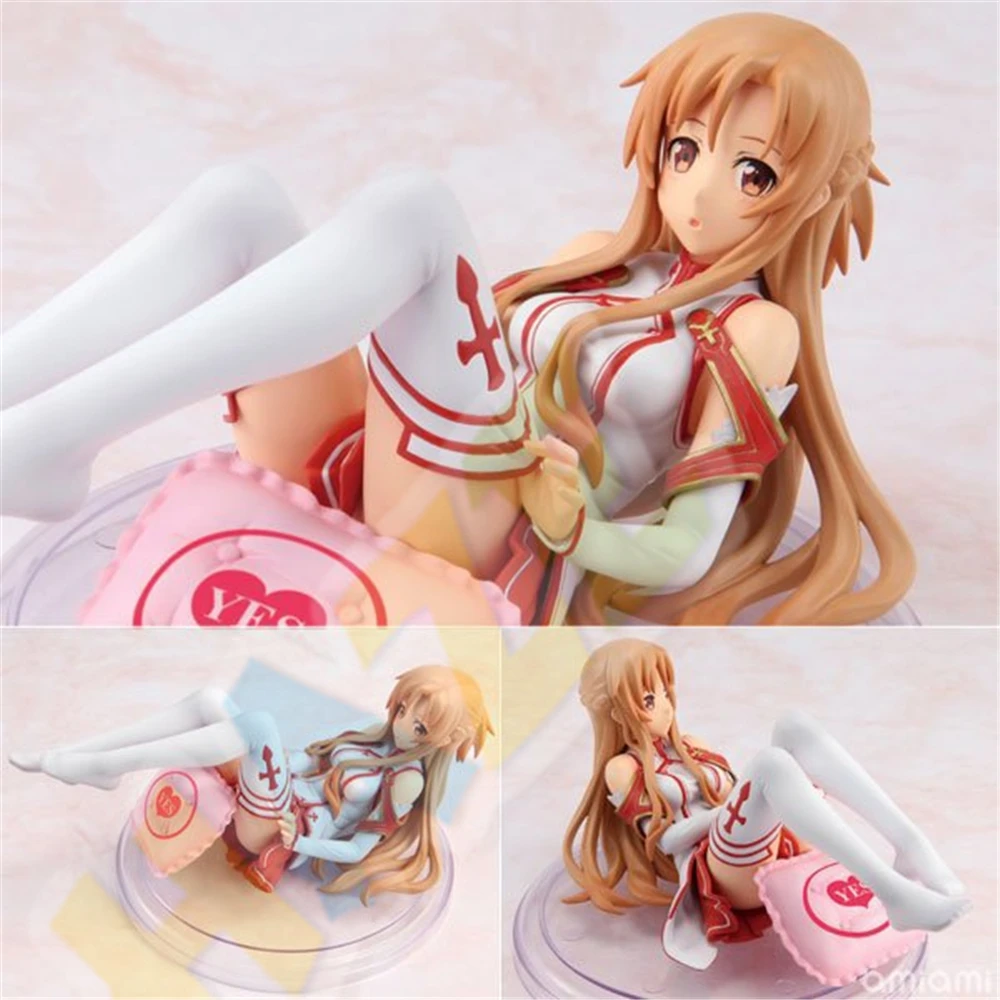 Искусство аниме меча онлайн Yuuki Подушка Асуна Ver. Фигурка из 1/8 ПВХ 16 см коллекция