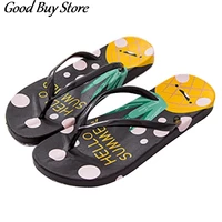hawaii holiday flip flops women summer beach slipper flat heel lightweight slippers fashion open toe shoes casual classic slides