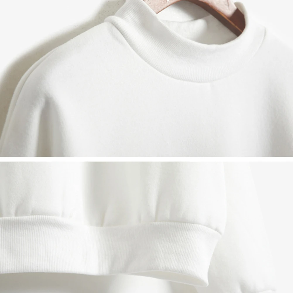 Women Autumn Winter Long Sleeve O Neck Warm Hoodie Thick Plush Sweatshirt Pullovers For Women Warm 2020