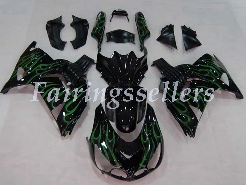 Литьевая форма для мотоцикла новый комплект обтекателей ABS kawasaki Ninja ZX 14R 2006 2007 2008