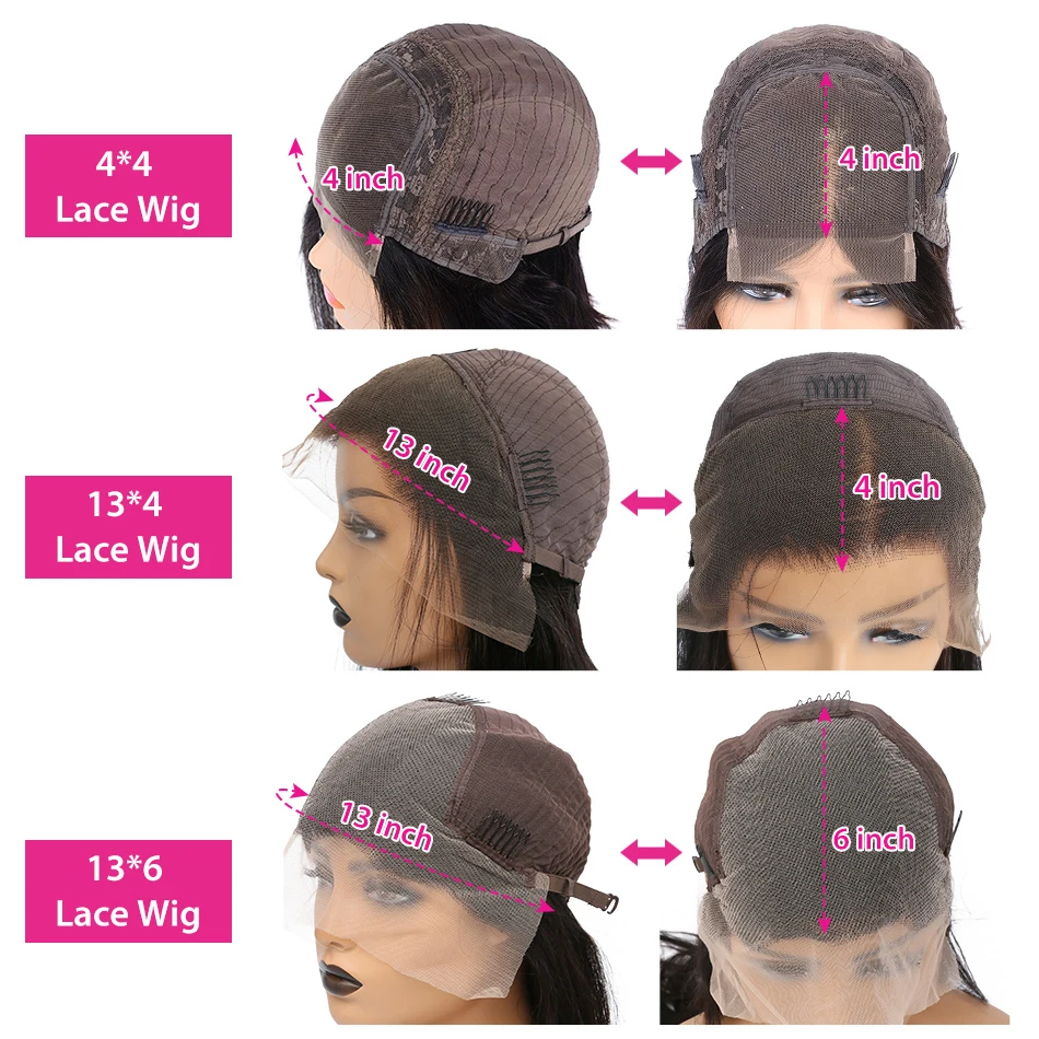 Парик Wigirl 30/40 дюймов бразильские кудрявые 13X 4 парики из человеческих волос на