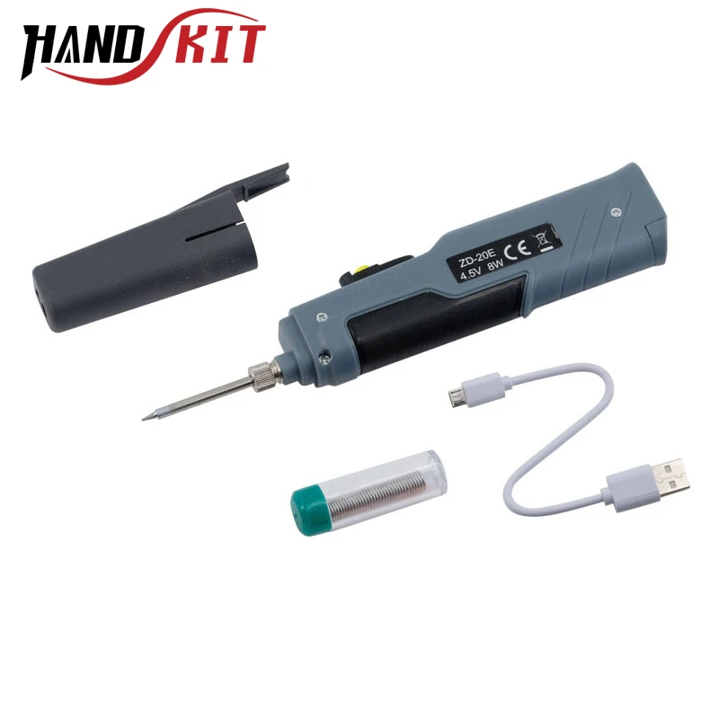 Handskit 8W 4 5 V электронный сварочный паяльник на батарейках мини ручка электрическая