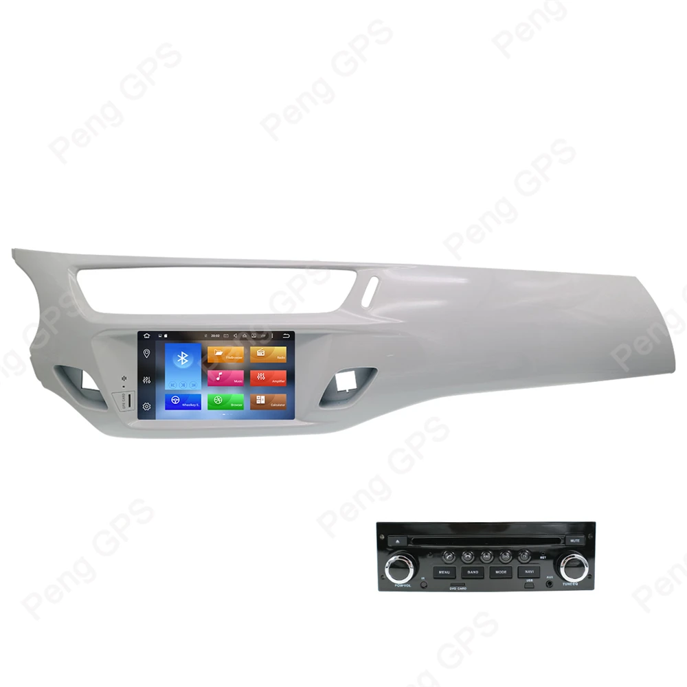 Автомобильный DVD плеер на Android 10 0 для Citroen C3 DS3 2010 + GPS навигация Carplay с сенсорным