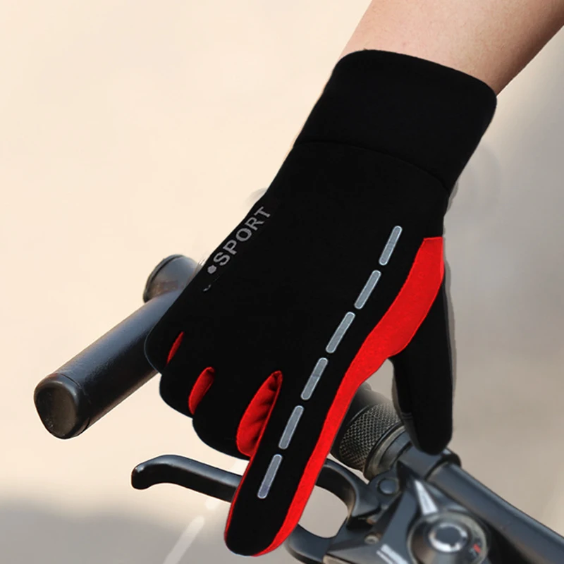

Winter Warm Gloves Outdoor Sport Sweat Absorption Soft Full Finger Touch Screen Accessories Outdoor Sports