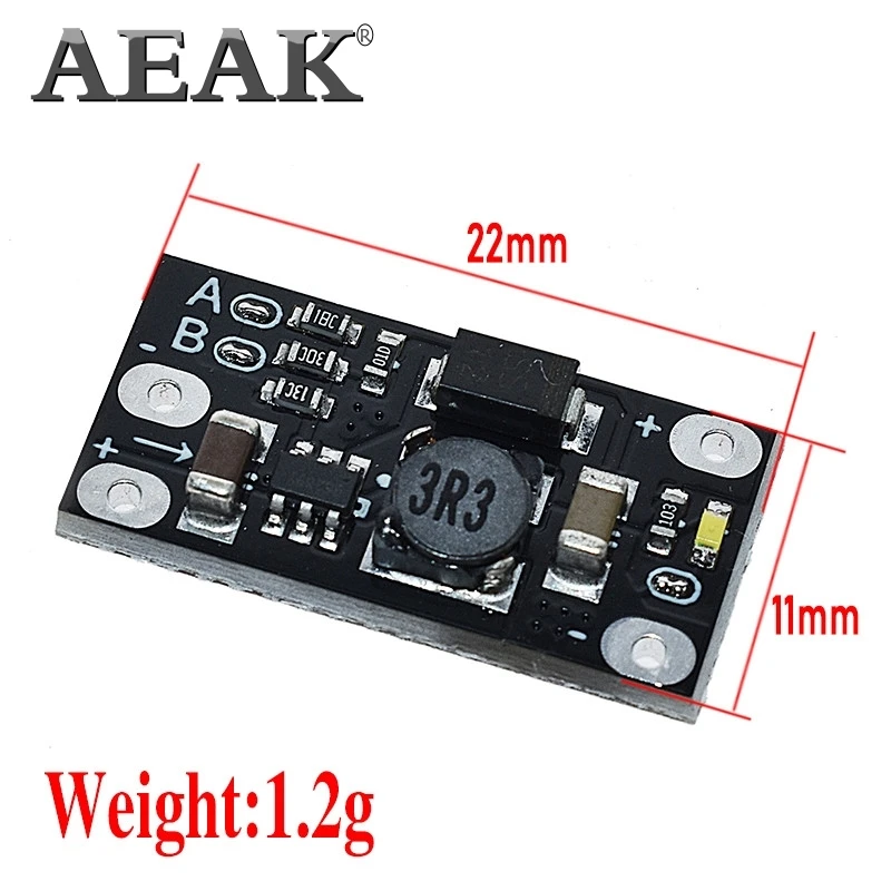 Многофункциональный мини-Модуль повышения напряжения 1 5 А В 8 9 12 светодиодный