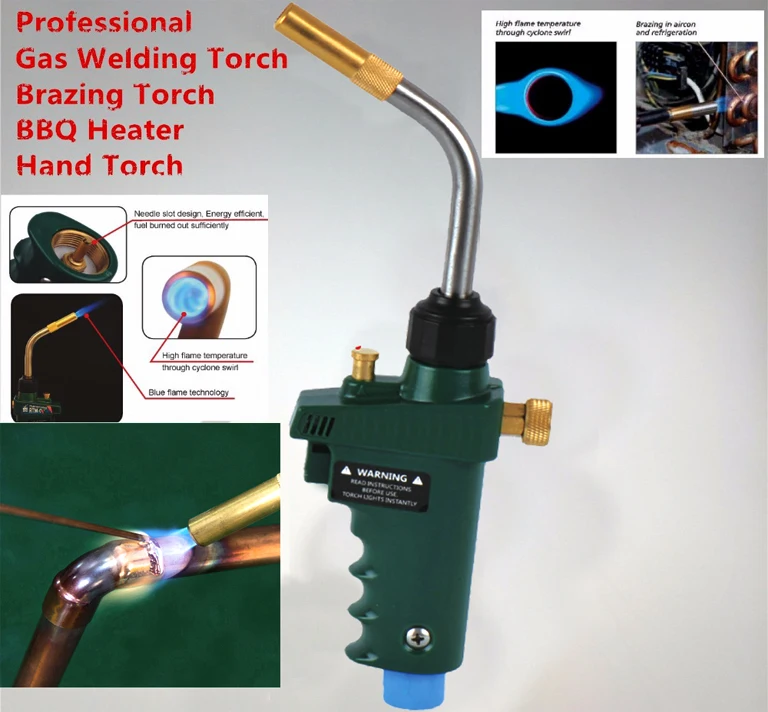 Сварочный фонарь MAPP газовый с самозажиганием триггером CGA600 | Инструменты