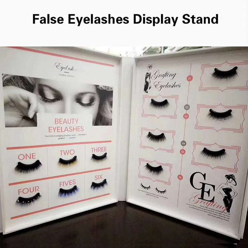 

Eyelash Storage Book Makeup Display Container Eyelashes Sample Catalog Grafting Eyelash Eyelashes Display