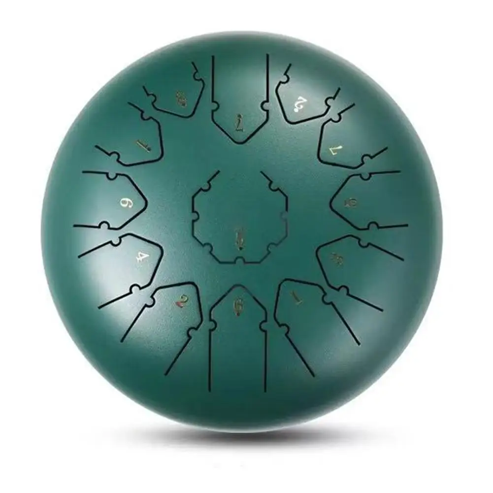 12 дюймов 13 нот Hangdrum Handpan стальной язык барабан с молотками музыкальная Книга сумка ударный инструмент для музыкальных терапевтов