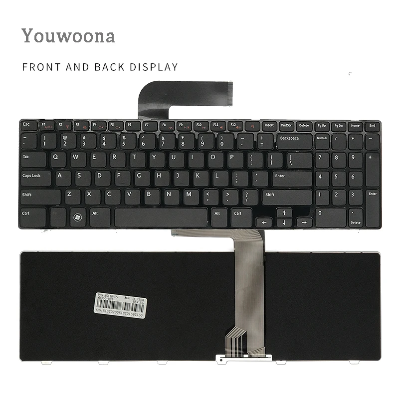 

New Laptop Keyboard For Dell Inspiron15R 15V M5110 N5110 M511R