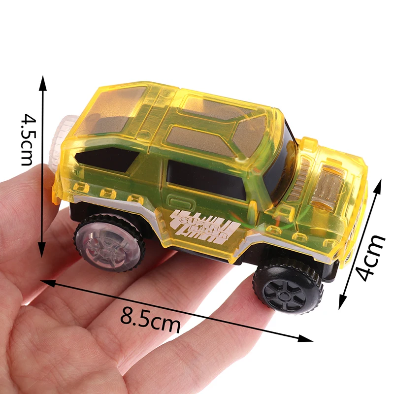 Electronics Special Car for Magic Track Toys With Flashing Lights Educational Kid Railway Luminous Machine Car brinquedos