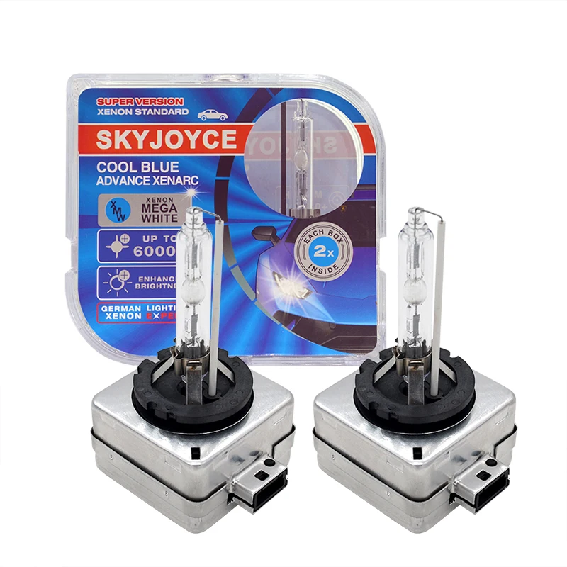 2021 SKYJOYCE 55 Вт D2S D2R D4S D4R D1R D3R D1S D3S Золотой Цвет HID лампы супер версия 4300K 6000K скрытый