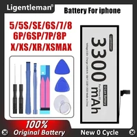 2021 quality battery for iphone 5s 5 se 6s 6 7 8 plus x xr xs max replacement batteries original high capacity bateria 4000mah