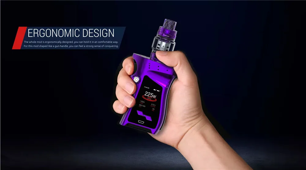 SMOK электронная сигарета Mag Комплект 225 Вт коробка мод Vape комплект E кальян испаритель FV12 Prince POD бак Coilelektronik sigara Nord S019