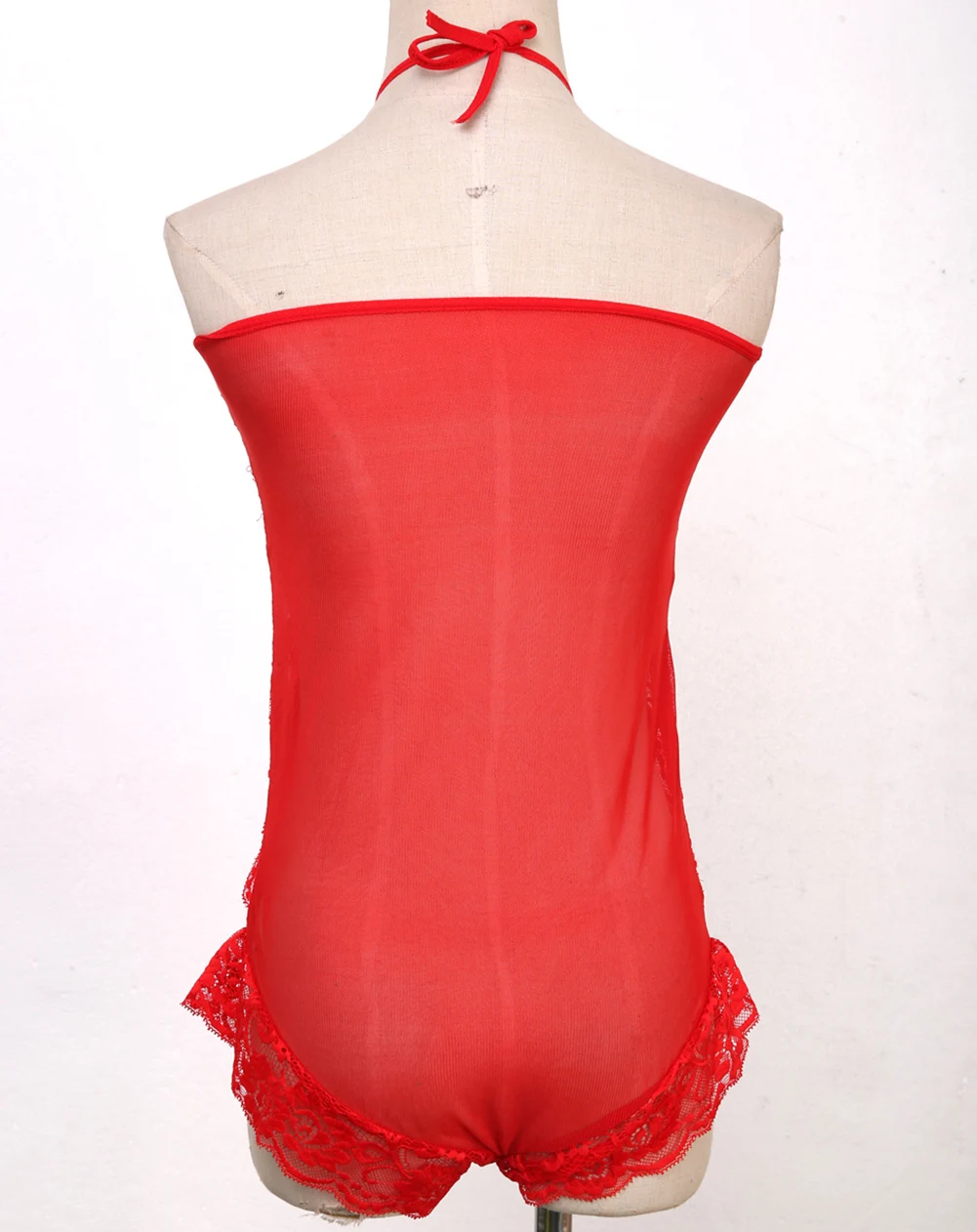 Женское Сексуальное Кружевное боди Babydoll нижнее белье ночное кружевное Сетчатое