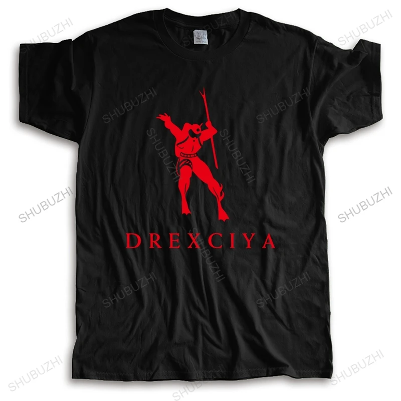 Мужская хлопчатобумажная футболка Топы с вырезом лодочкой Летняя мужская Drexciya