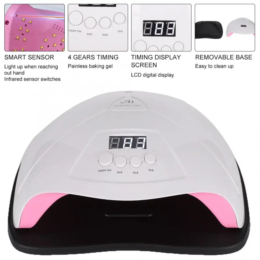 Лампа УФ/Led для сушки гель лака 120 Вт|Сушилки ногтей| |