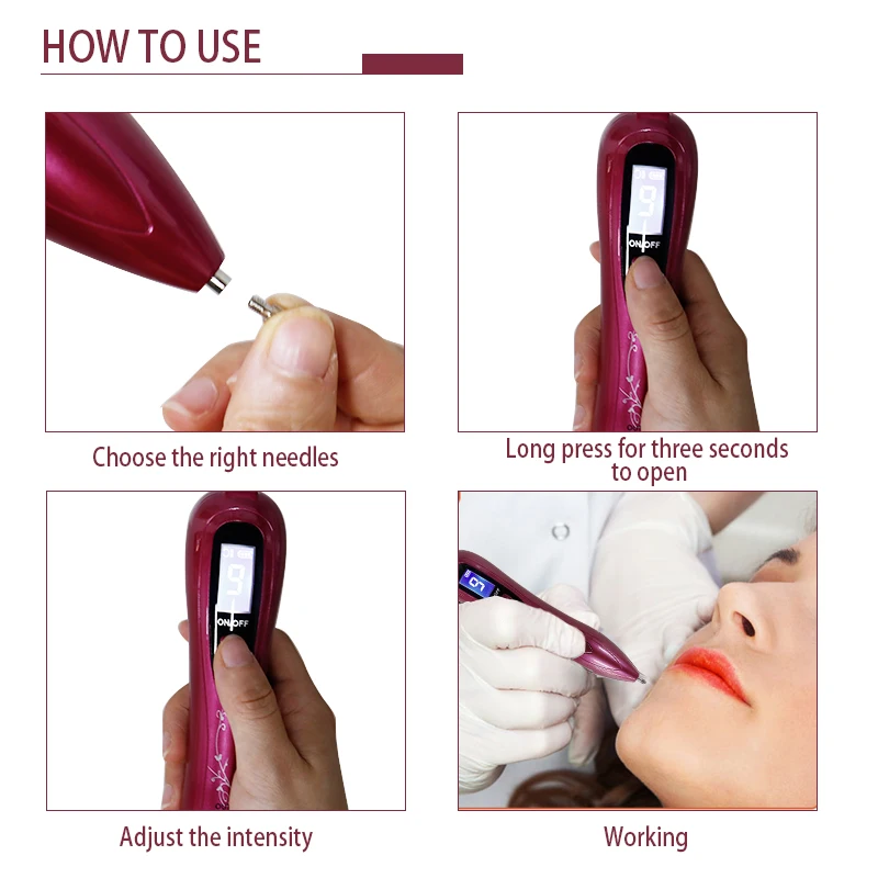 Жидкокристаллическая плазменная ручка Светодиодный лазер для лазерного