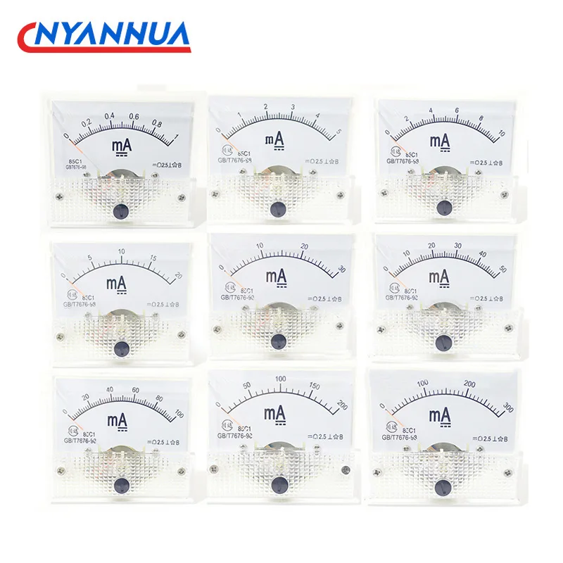 Амперметр переменного тока 85C1-mA 5mA10mA15mA 20mA 30mA 50mA 100mA 150mA | Инструменты