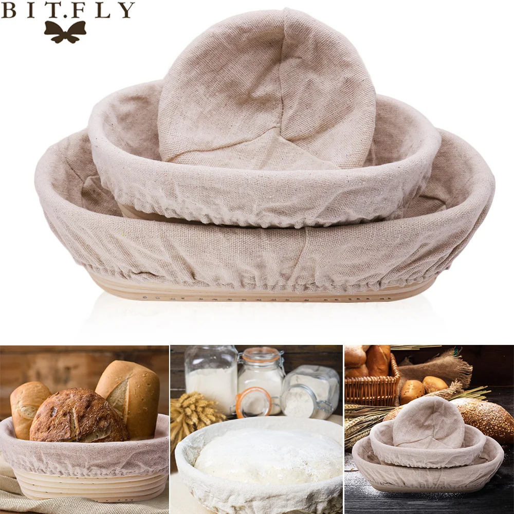 

Fast Shipping Fermentation Rattan Basket Country Bread Baguette Dough Baskets Baking Dough Basket Baking Storage Basket
