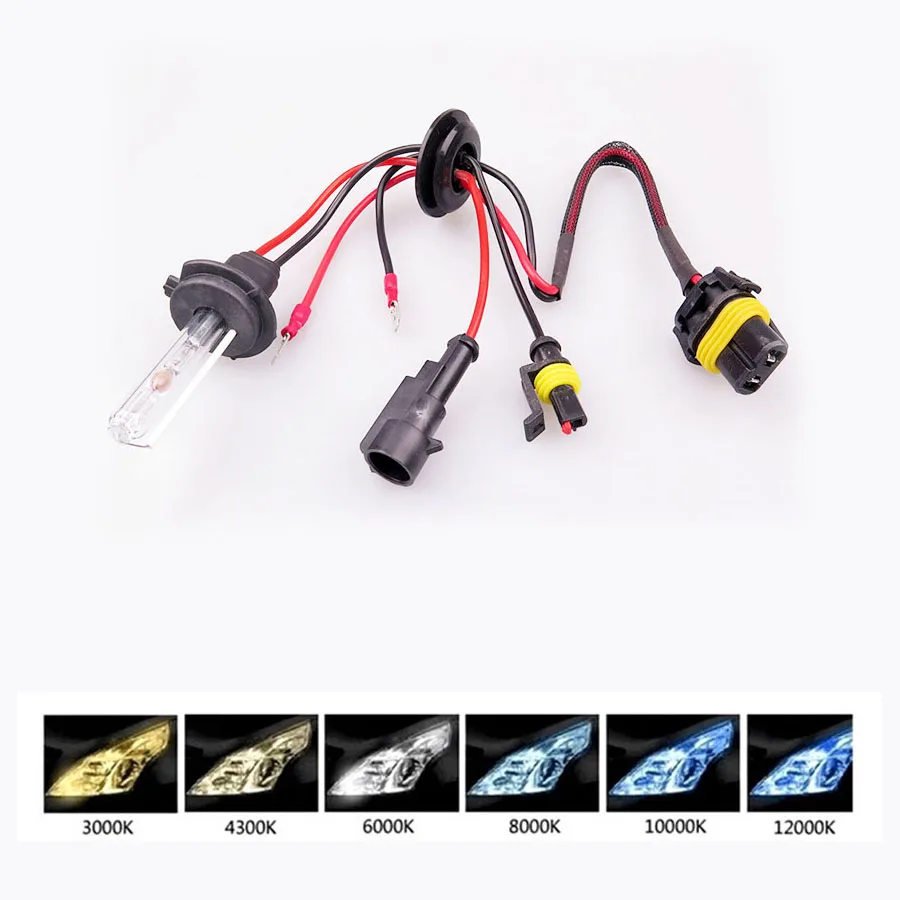 Ксеноновая лампа HID H1 H3 H7 H8 H9 H11 HB3 HB4 881 ксеноновая для автомобиля H10 30000K 4300 3000 6000