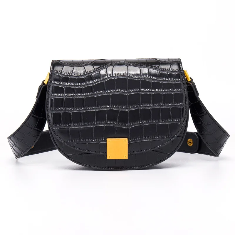 Новинка 2020 Женские винтажные седельные сумки с широким ремешком сумка через