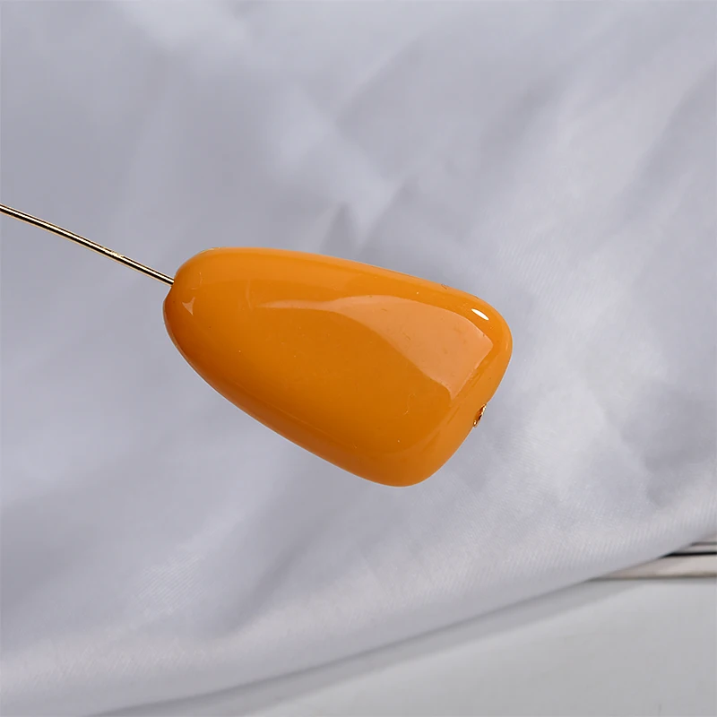 Весенние акриловые серьги с прямоугольным отверстием в стиле ретро | Украшения и