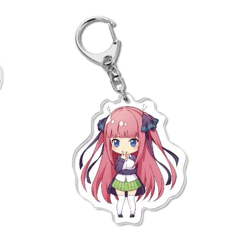 

Anime Five Equal Acrylic Student Campus Key Chains Children's Backpack Accessories Keyring Cute Lovers Menwomen's Gift Keychain