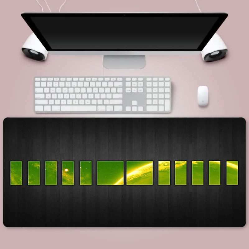 

Mouse Pad Anime Cartoon Gaming Mouse Pad Super Anime Laptop Keyboard Pad Large Gaming Quality Mouse Pad Black and Green