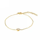 Женский браслет из нержавеющей стали, минималистичные украшения, лучший подарок для женщин