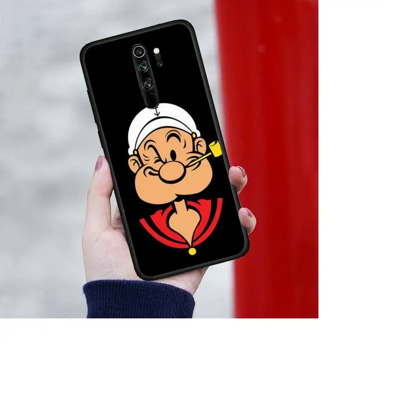 

Silicona, Dibujos Animados, Popeye, Sailor Phone Case For Redmi 7 8 9 A K20 30 Pro Note 8 9 Pro 9s