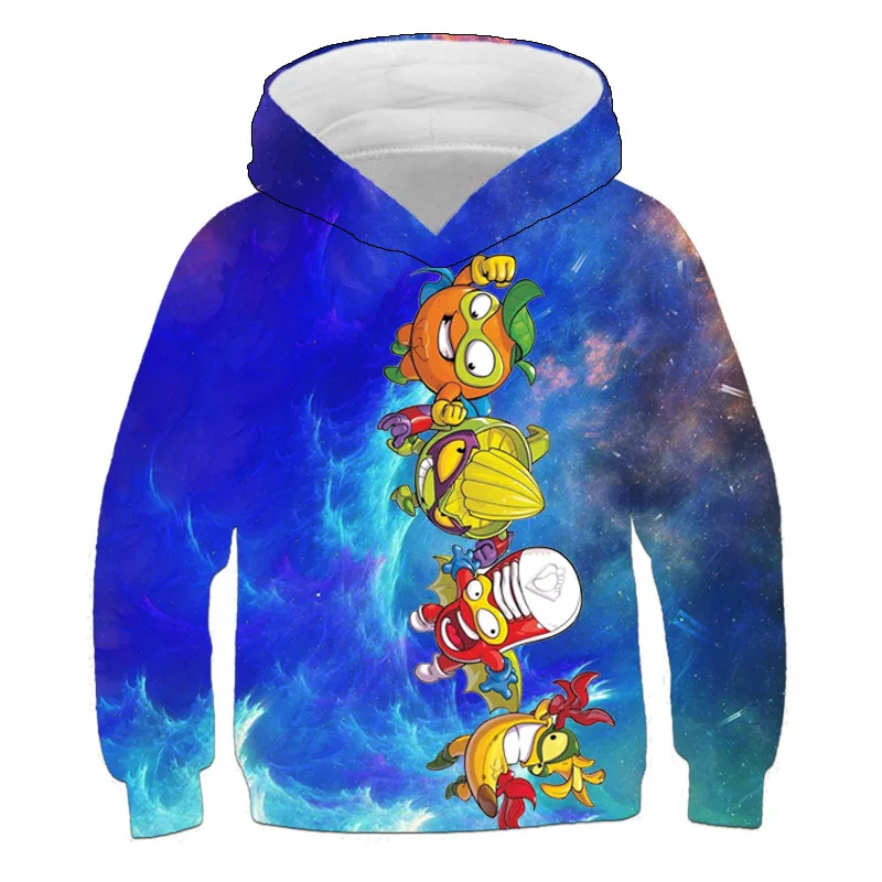 

Autumn Spring Coat Toddler Baby Kids Boys Girls Clothes Hooded Cartoon 3D Super Zings Hoodie Casual and Lovely Sweatshirt Tops