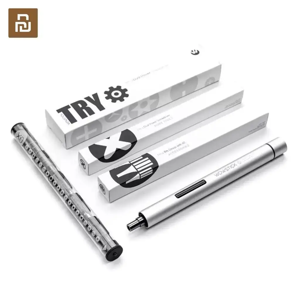 Беспроводная электрическая отвертка Youpin WOWSTICK попробуйте 20 в 1 с двойным питанием