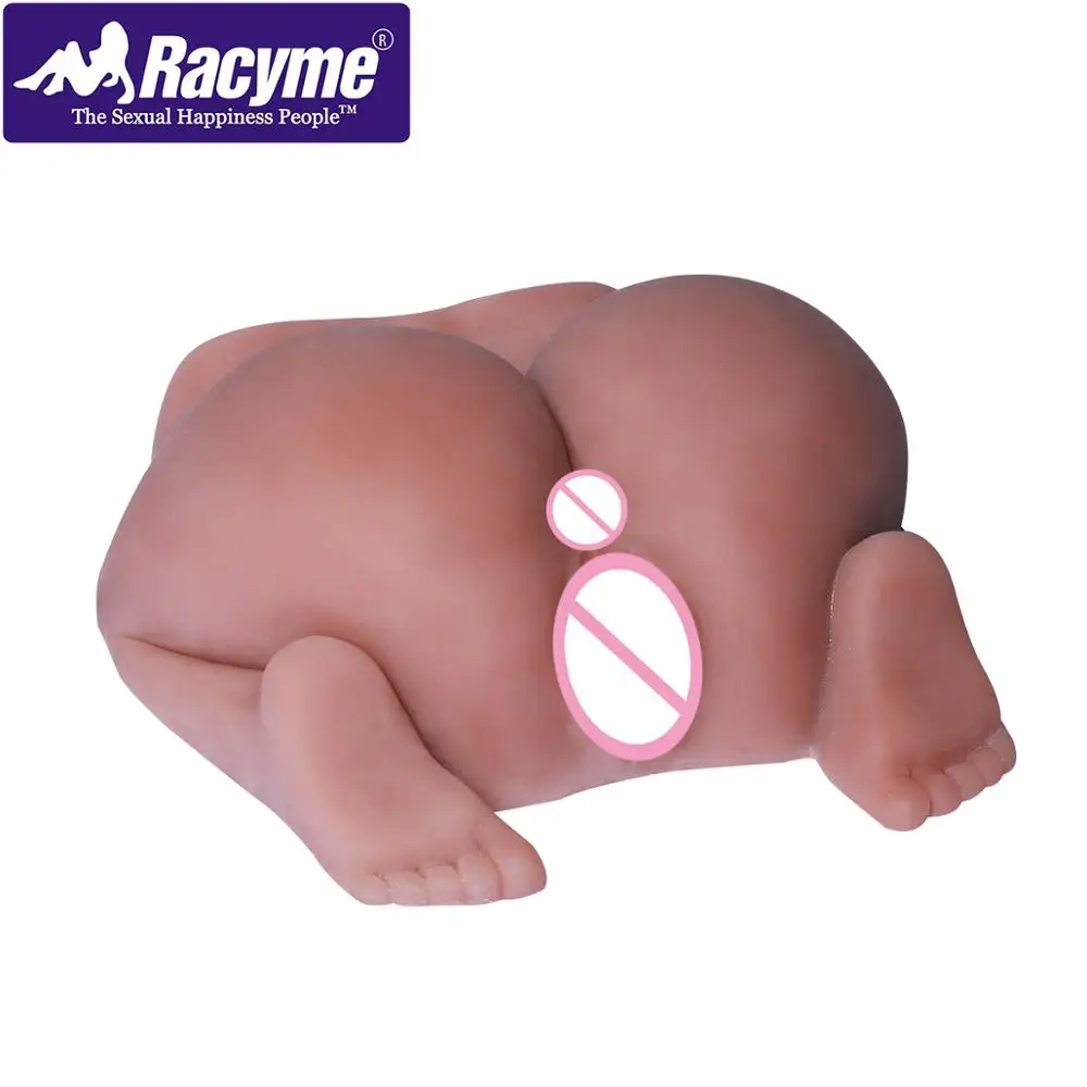 Racyme эротические силиконовые большая задница 3D искусственная киска двойное