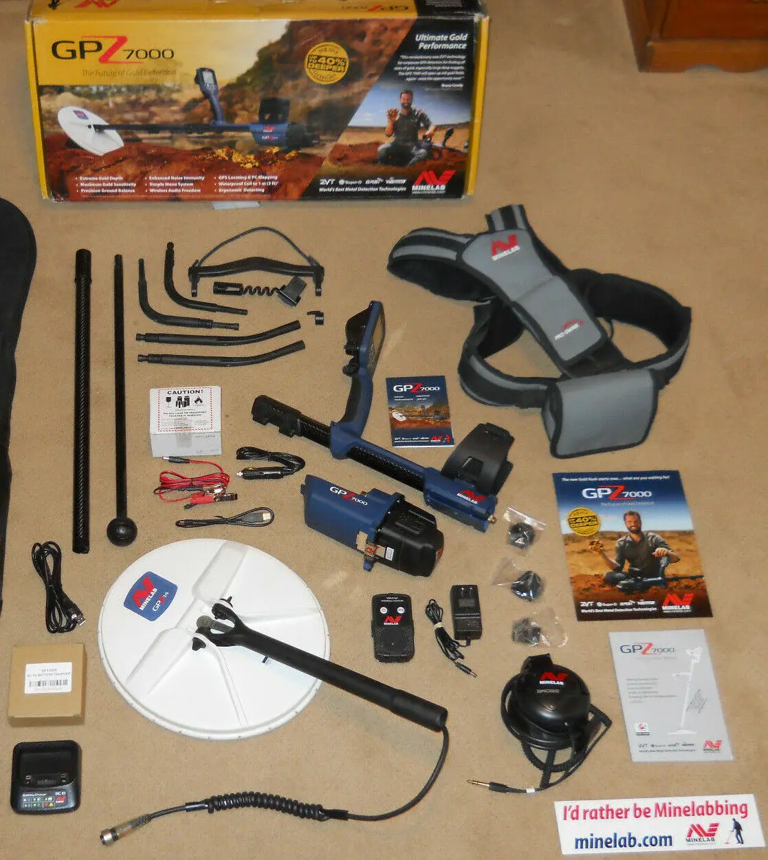 

Active Sales For GPZ 7000 All Terrain Gold Metal Detector with Zero Voltage Transmission
